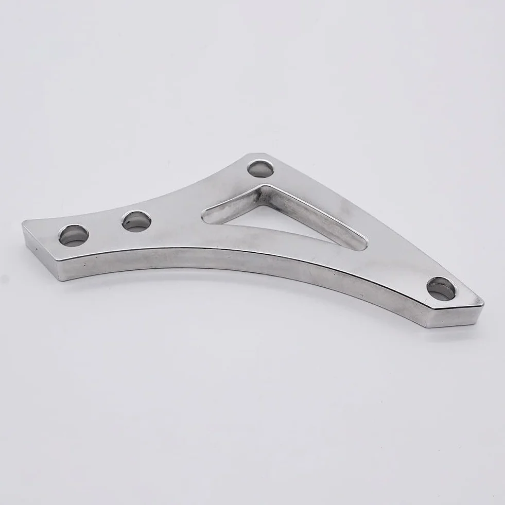 Kit staffa alternatore in alluminio e 318/340/per 360 per generatori a cinghia trapezoidale, nero o argento, per OEM compatibile