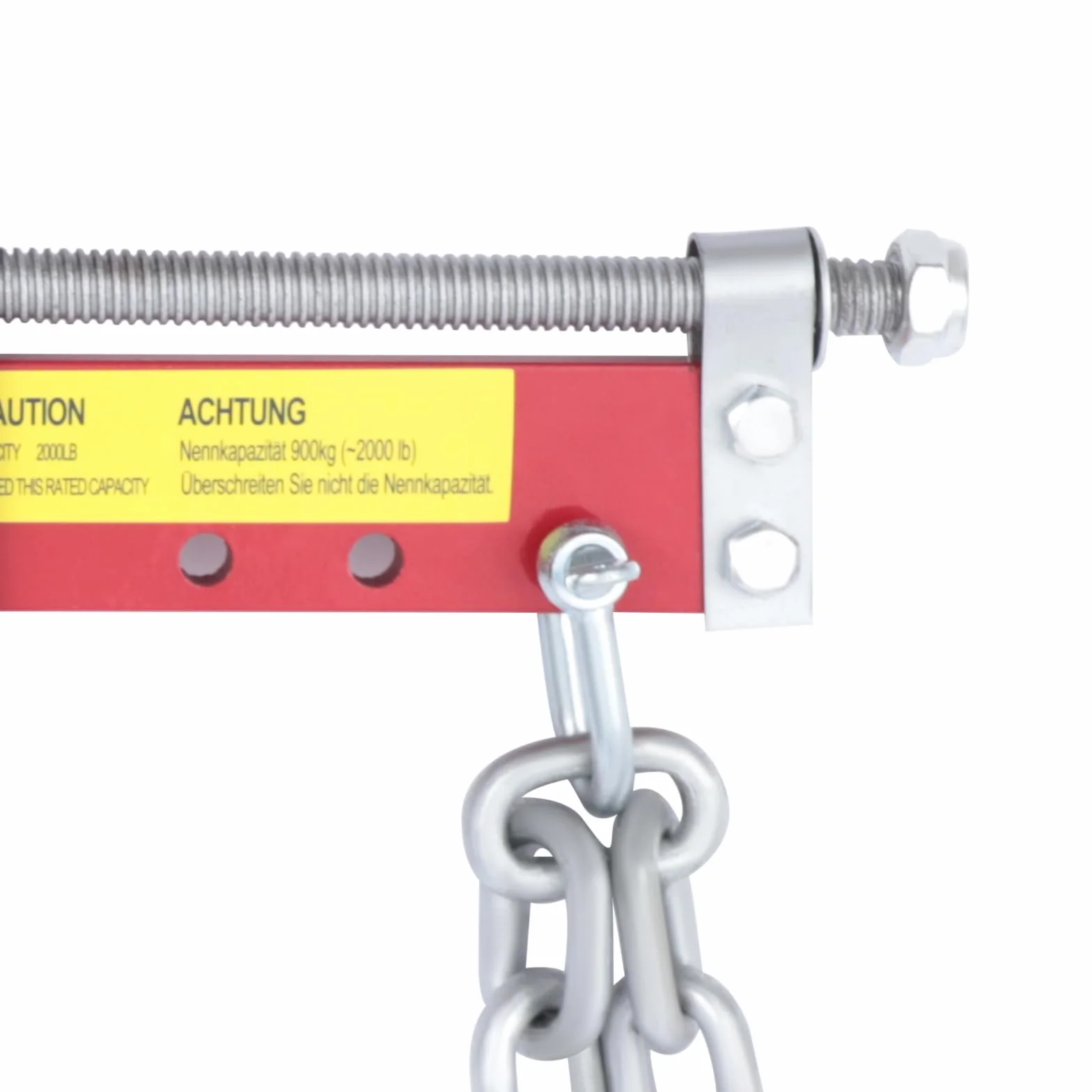Posizionatore di equilibrio,900kg 2000lb bilanciatore di carico della catena della leva di sollevamento del motore motore con 4 ganci a catena+bilanciere,per piccoli laboratori