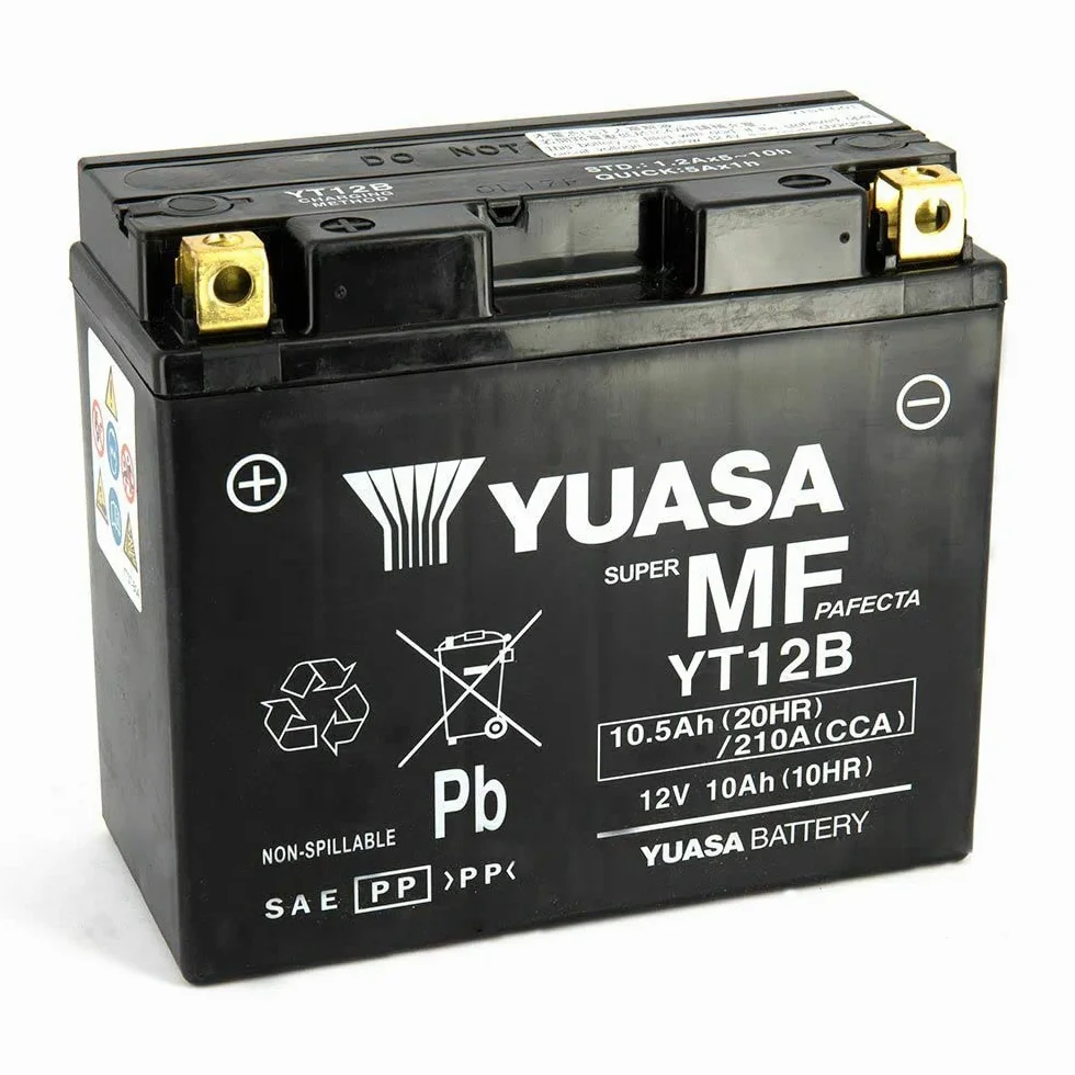 YUASA BATTERIA PRECARICATA YT12B YT12B-BS DUCATI 748 749 848 998 999 MONSTER S4R S4RS 1000 1100