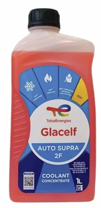 Liquido Antigelo Rosso Total Glacelf Auto Supra 2F 1L