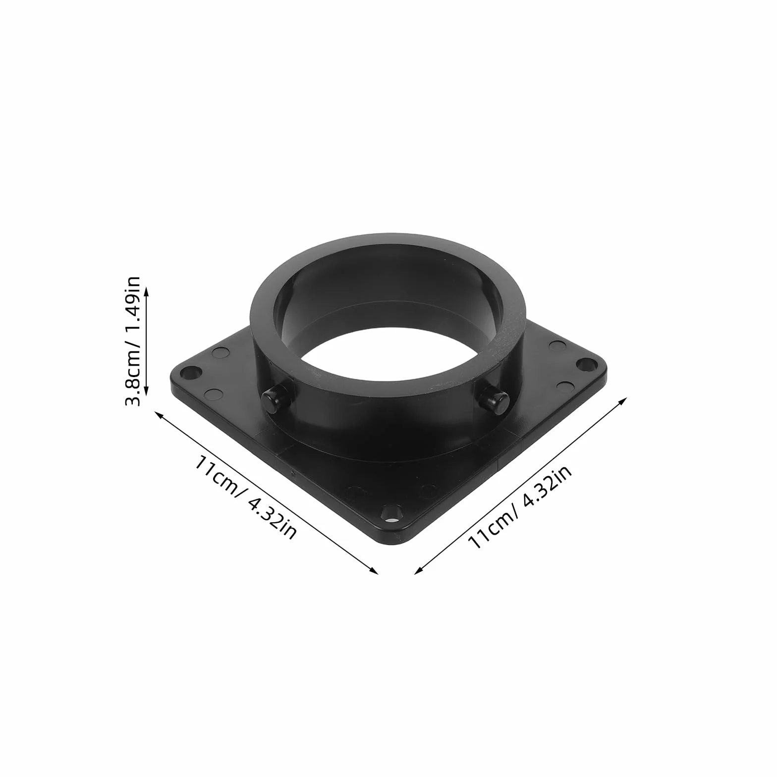 Adattatore per Scarico Fognario Camper 3 Pollici in Abs Resistente alle Intemperie, Connettore Idraulico a Baionetta per Valvola di Scarico, Accessorio per Manutenzione