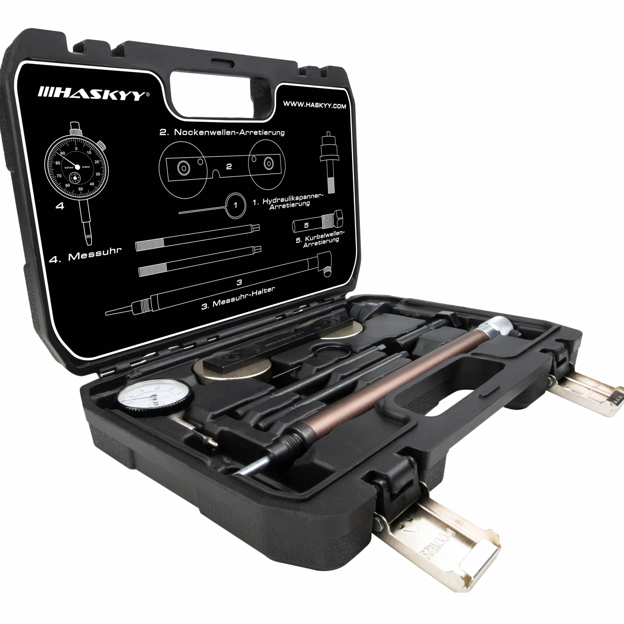 HASKYY Set di strumenti di regolazione del motore compatibile con VAG AUDI VW 1.2 1.4 1.6 TSI FSI TFSI