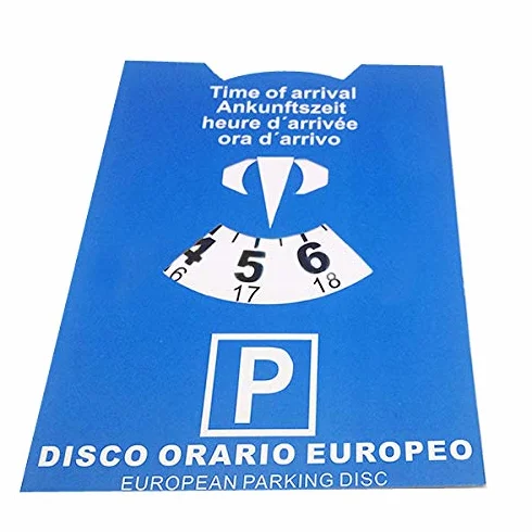Generico Europeo orario cartoncino Disco Macchina Rigido Auto Camion Camper parcheggio