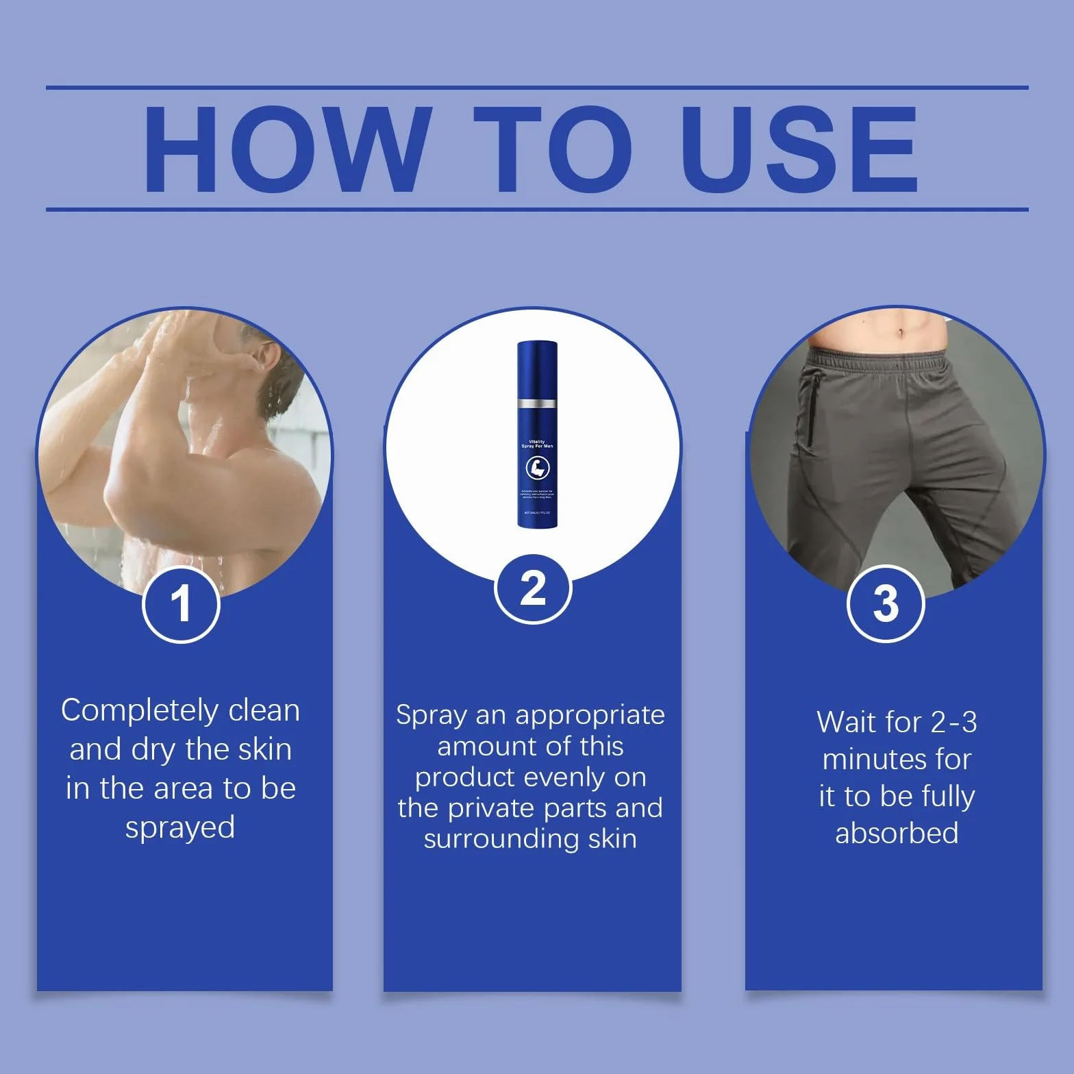 Spray da uomo supporto durata più lunga letto formula leggera rinfrescante nutre pelle