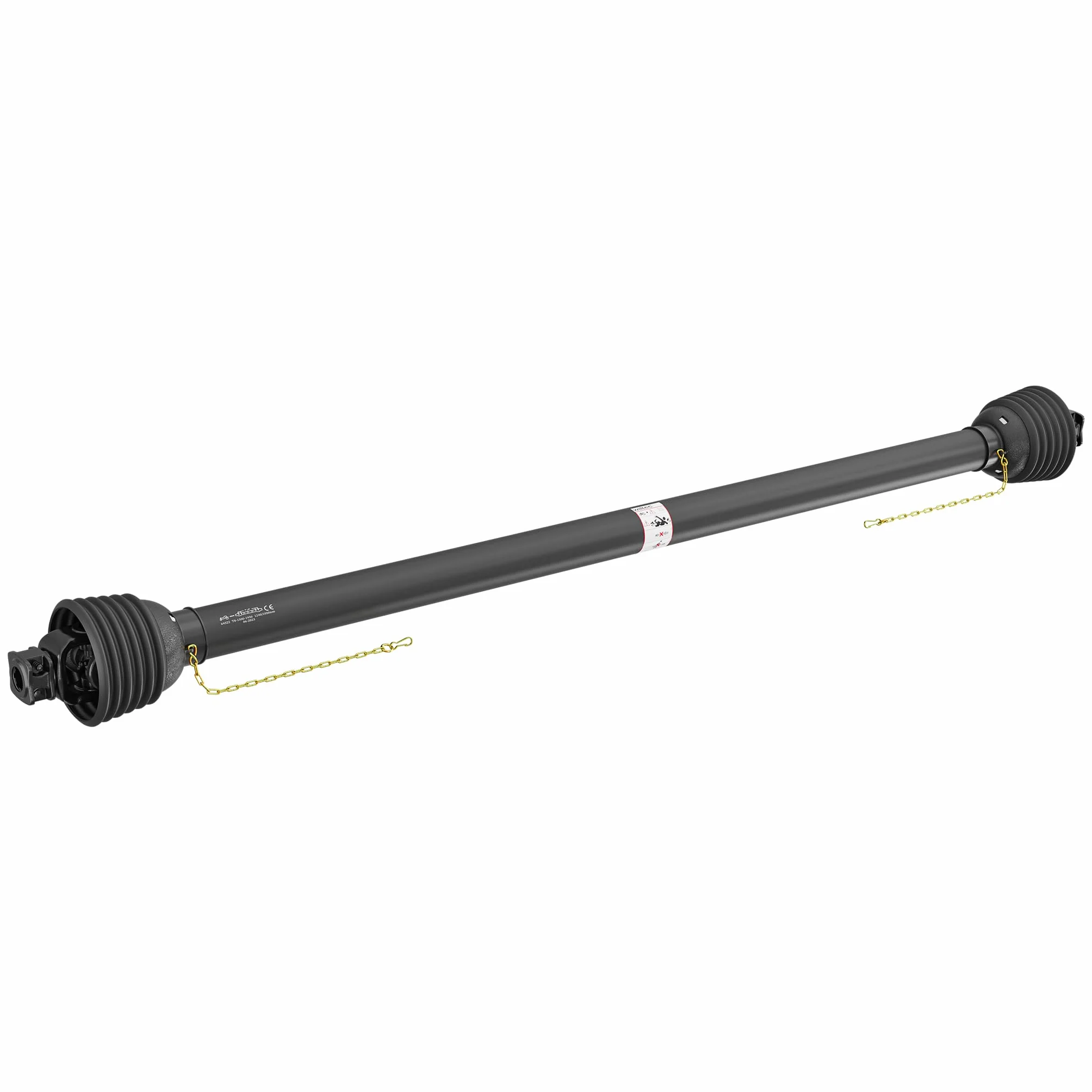 Wiltec Albero cardanico T8 Giunto cardanico 1500-1650mm 1240Nm 540rpm Cardano 110kW 150CV 2X 1 3/8" 6 Denti