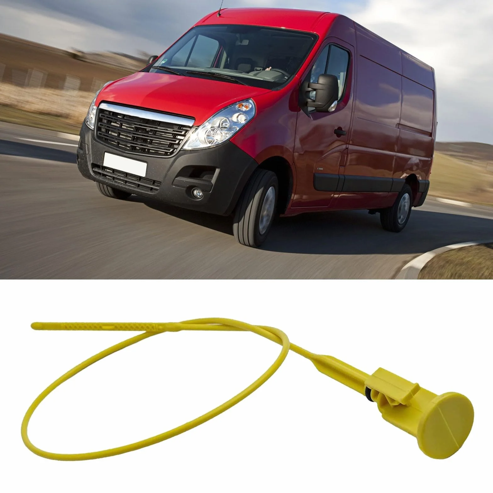Asta livello olio motore 8200457625 compatibile per Nissan per Primastar 2002+, per Renault Master II 2006-2010