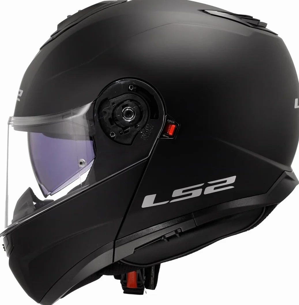 LS2, Casco Moto Modulare STROBE II Matt Black, M
