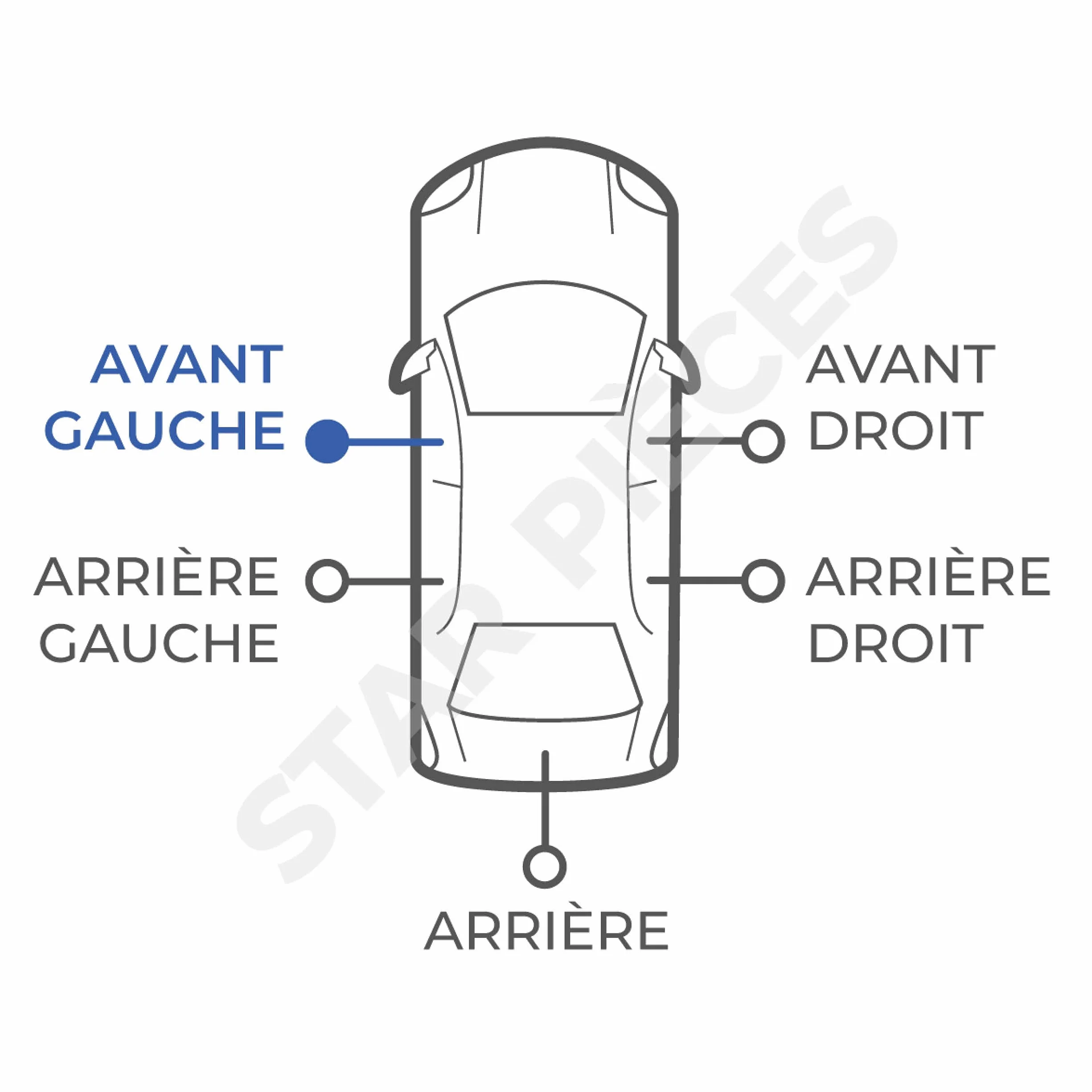 STARKIT PERFORMANCE Alzacristallo compatibile per Fiat Punto, Grande Punto e Punto Evo (2005-2018) CON MOTORINO. ALZAVETRO ANTERIORE SINISTRO (guida) 51723316, 51765575, 51786729