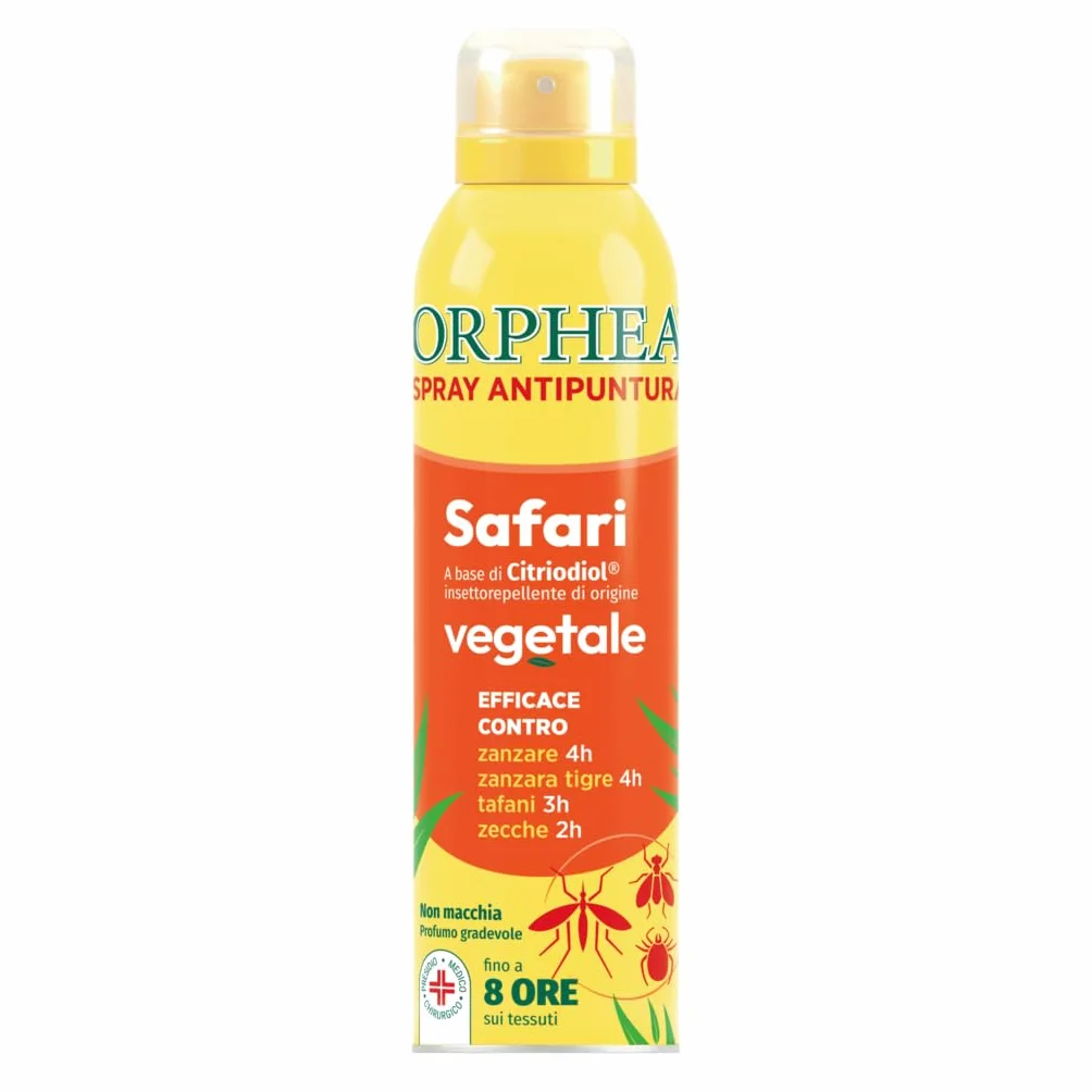 Orphea Spray Antipuntura Safari Formula Repellente Zanzare 100 ml