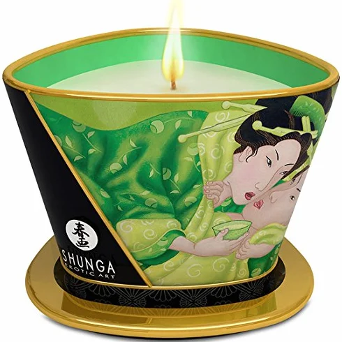 Shunga Massaggio Candela 170 ml Tè Verde