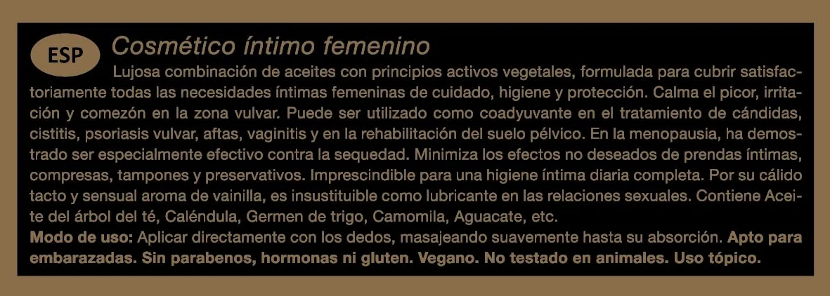 Olevm Intimo di Pompeia Cosmetico Intimo per Donna 15ml con Astuccio in Velluto