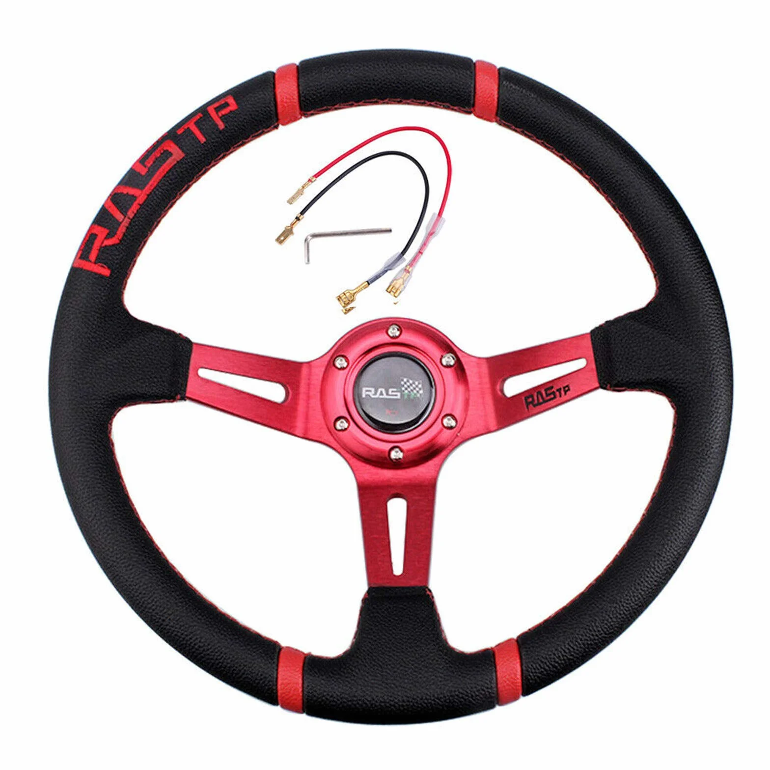 Volante per auto Volante sportivo Volante modificato Volante imitazione da corsa Volante traspirante antiscivolo