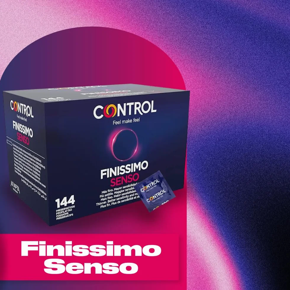 Control Finissimo Senso Preservativi Sottili 0.06 mm 144 Profilattici