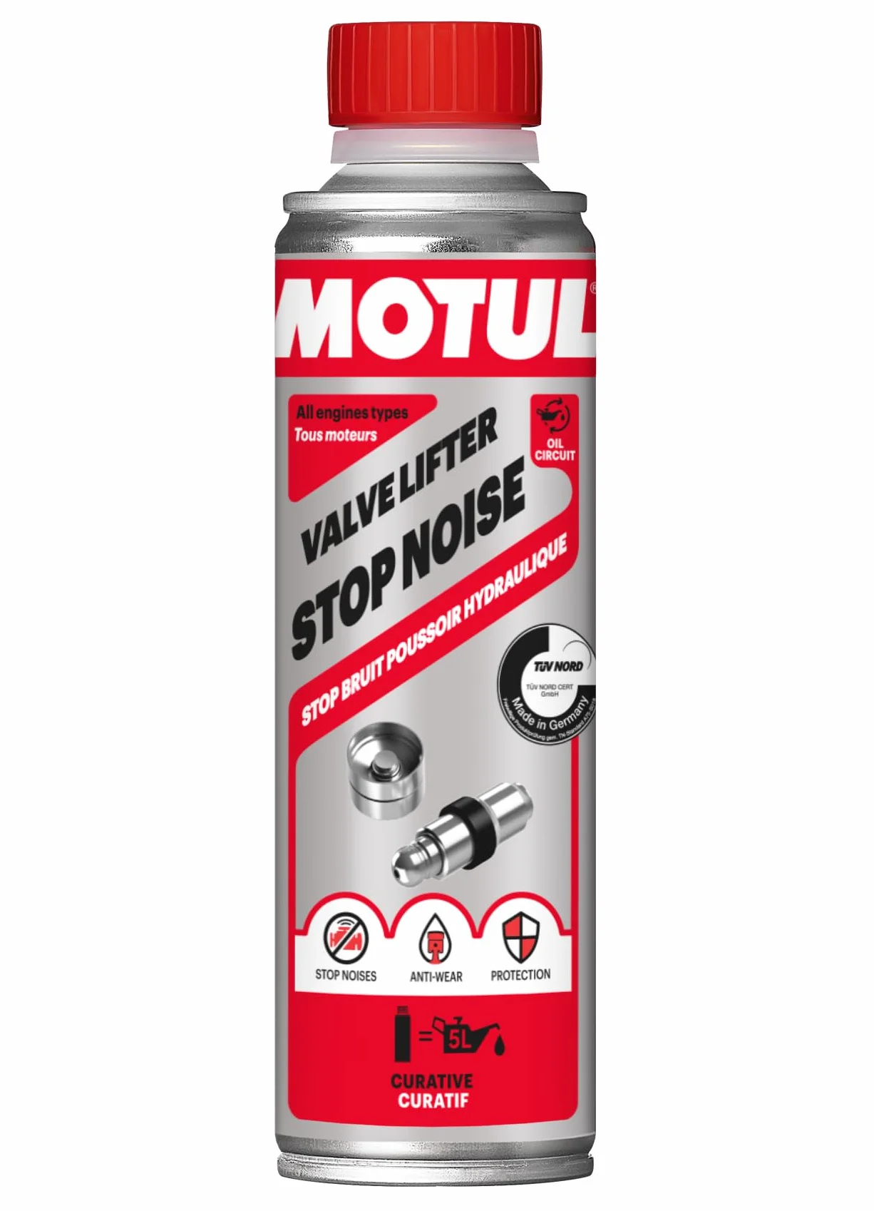 Motul Additivo Curativo per Punterie Idrauliche Antirumore Antiusura 300 ml