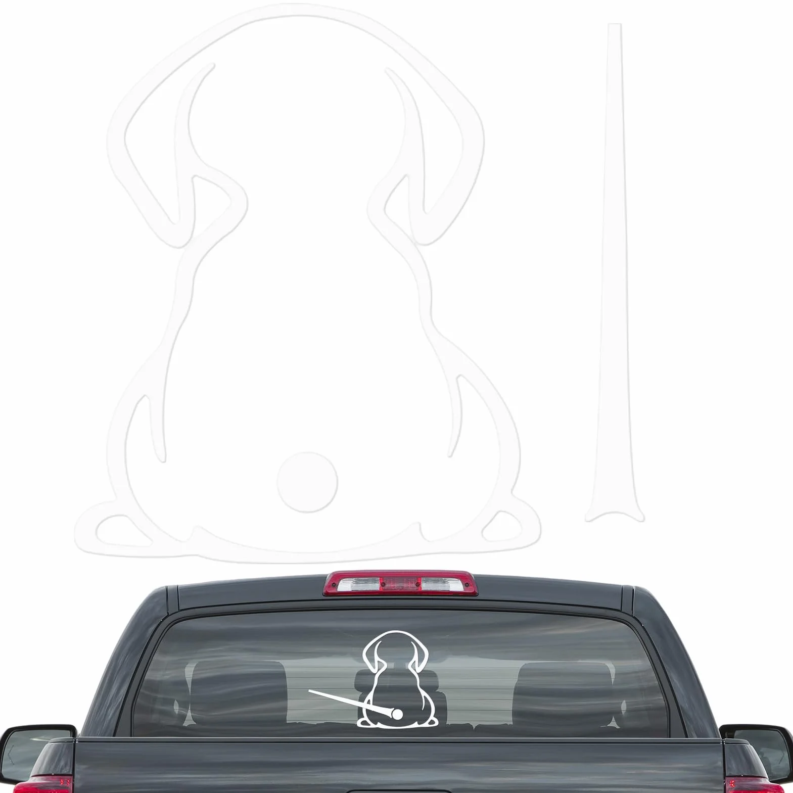 Decalcomania Della Coda Che Scodinzola Per Cani - Divertente Adesivos Con Coda In Movimento, Adesivo Per Tergicristallo Posteriore, Code Di Cane Simpatico Cartone Animato | Adesivo Per Cani Scodinzola