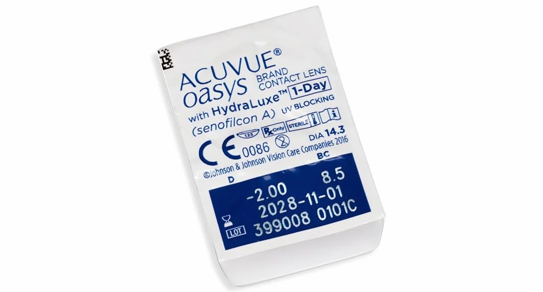 ACUVUE OASYS 1-Day HydraLuxe Lenti a Contatto Giornaliere -2.00 BC 8.5 DIA 14.30 30 Lenti