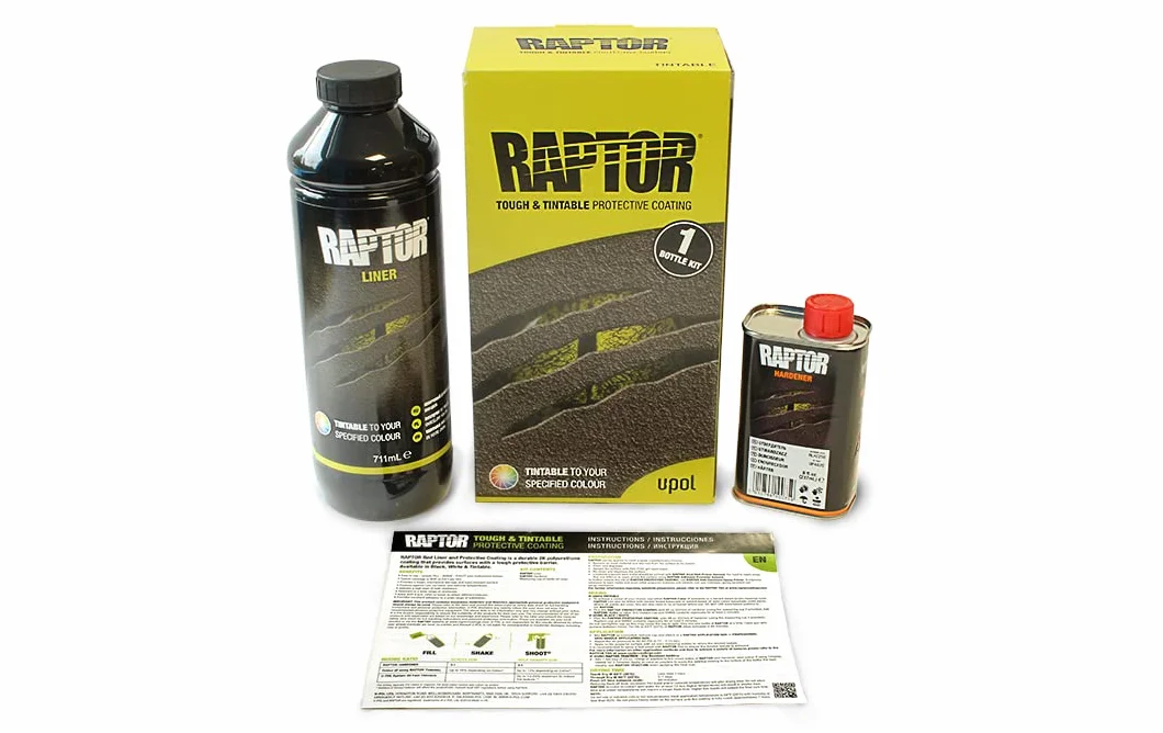 RAPTOR rivestimento protettivo nero 948 ml