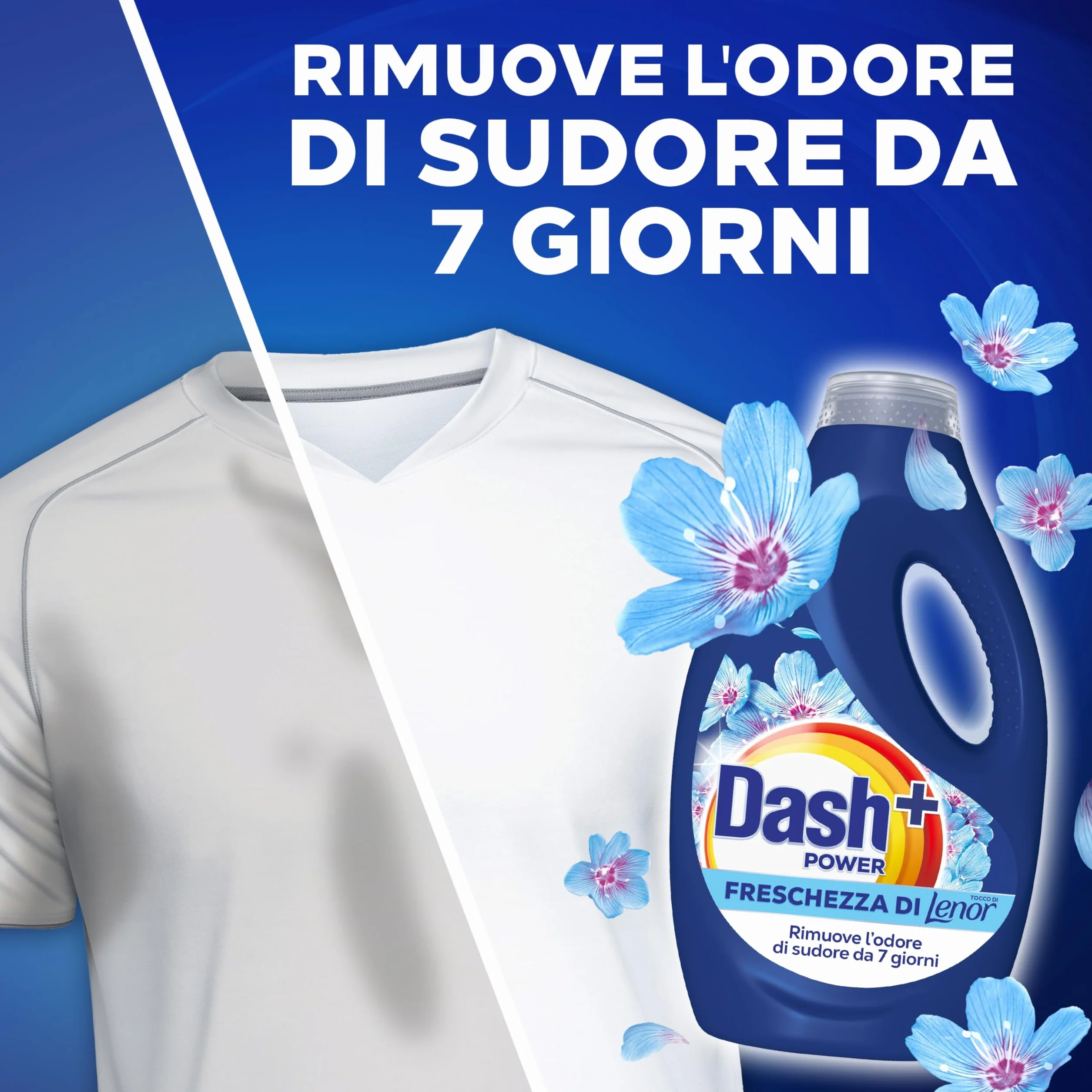 Dash Power Detersivo Liquido Lavatrice 80 Lavaggi Freschezza Di Lenor Risveglio Primaverile
