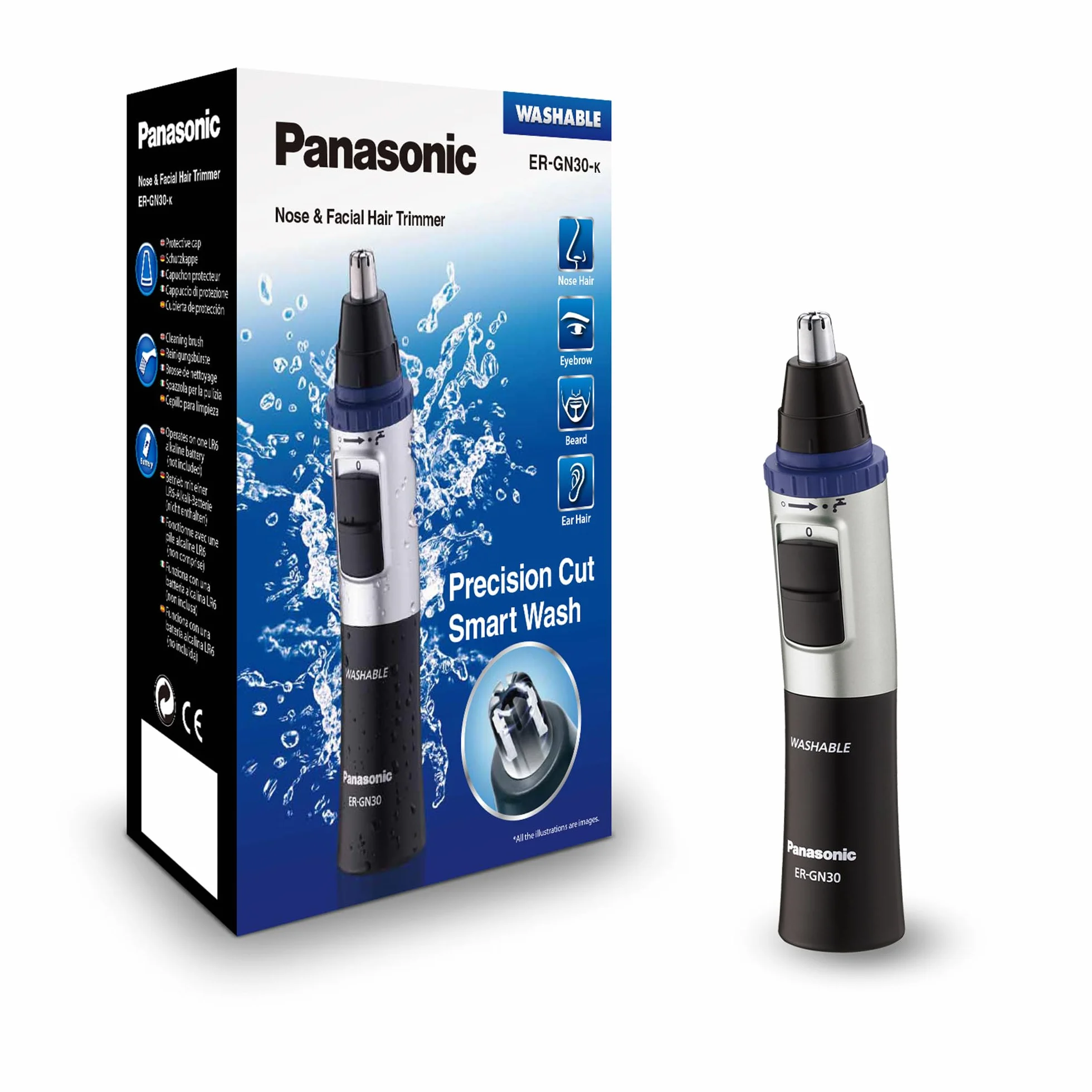 Panasonic ER-GN-30K Regolapeli per Naso e Orecchie
