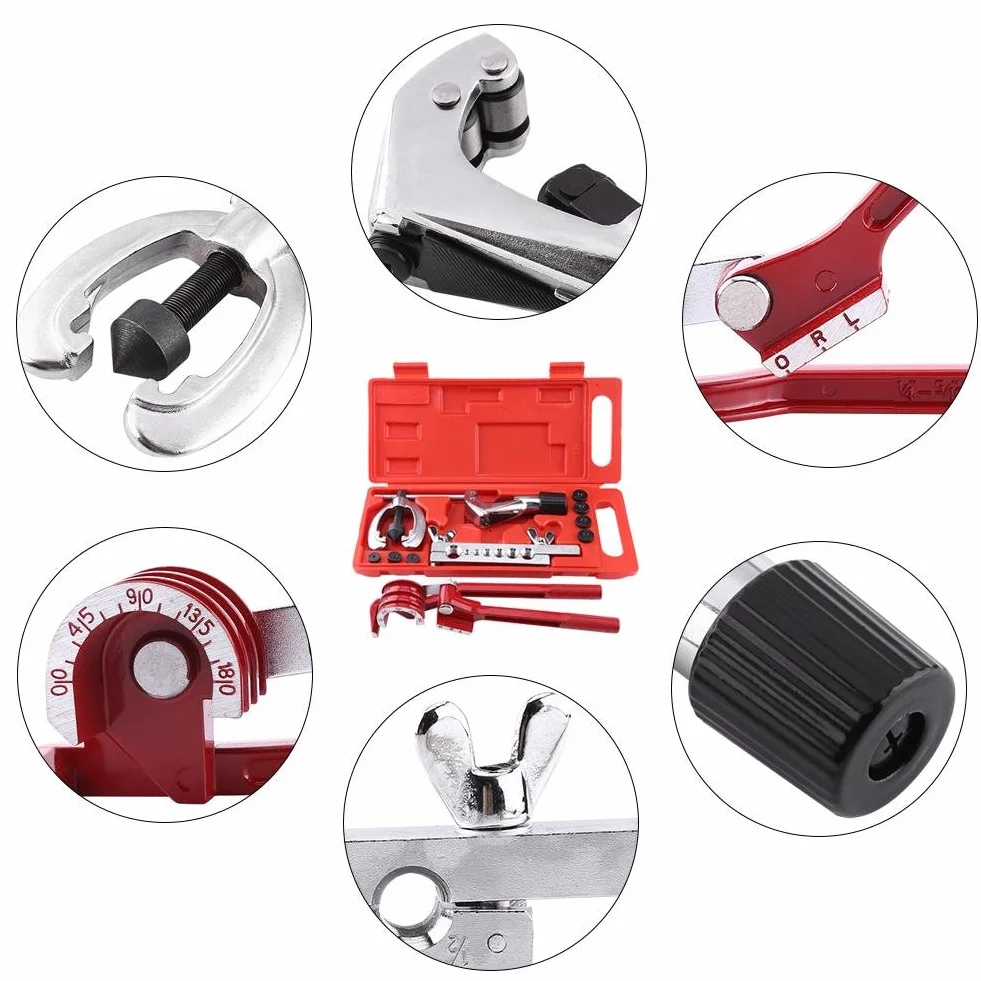 Kit di Torcitura Tubo Freno 11 Pezzi per Auto