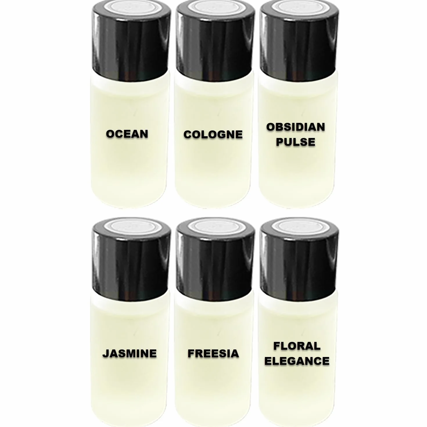 KESOCI Ricariche Diffusore Auto Set da 6 x 10 ml Profumatore Ricaricabile Fragranze Premium Lunga Durata