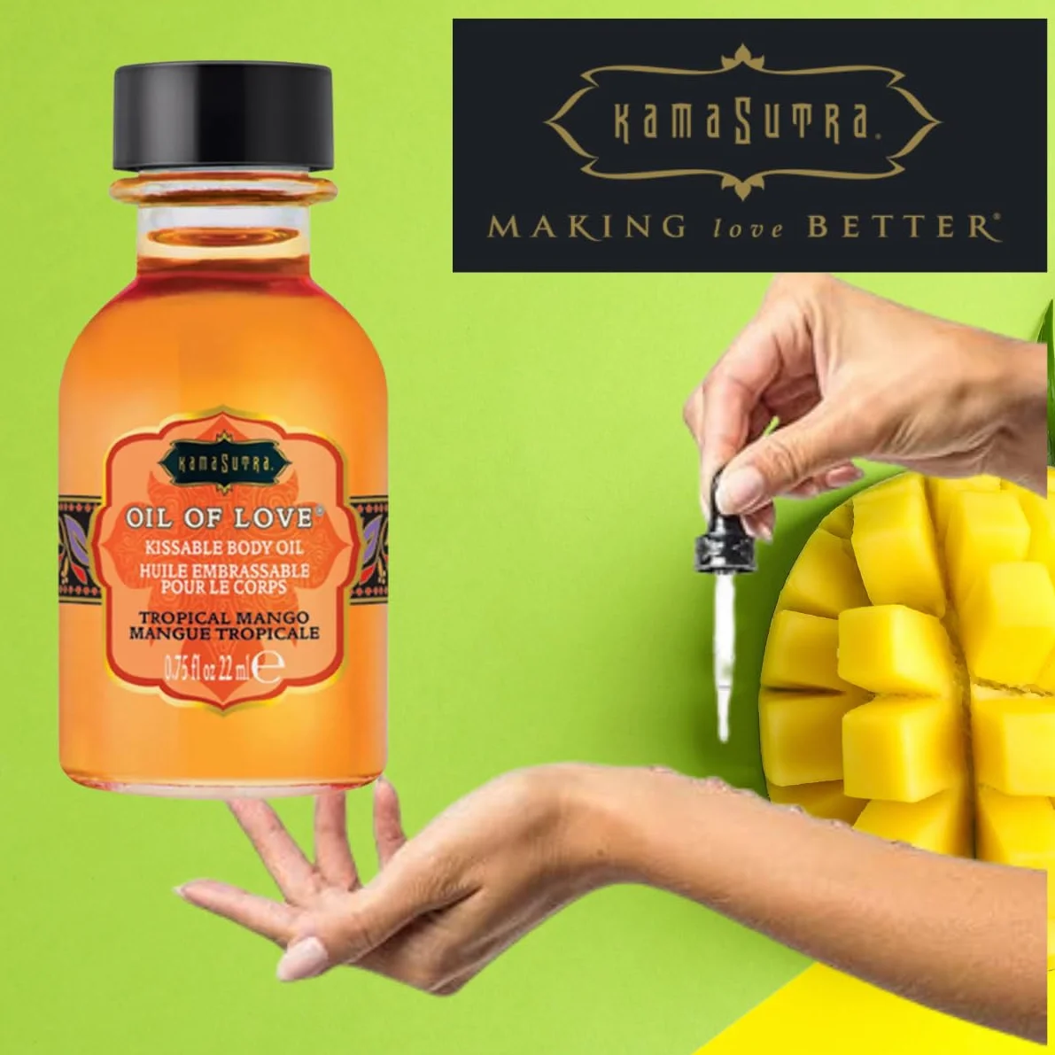 Kama Sutra Oil Of Love Tropical Mango Liquid Massage 85 g