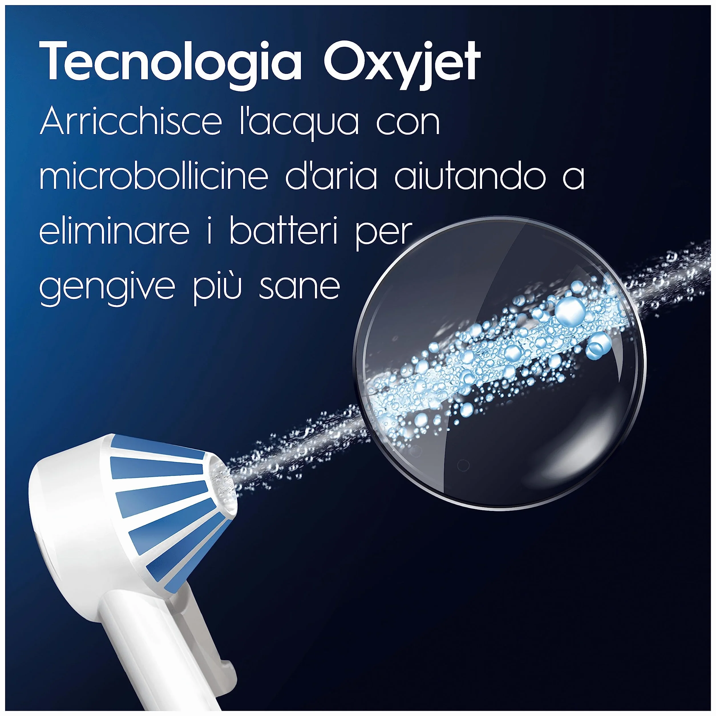 Oral-B Idropulsore Health Center con Beccuccio Oxyjet e Getto D’acqua