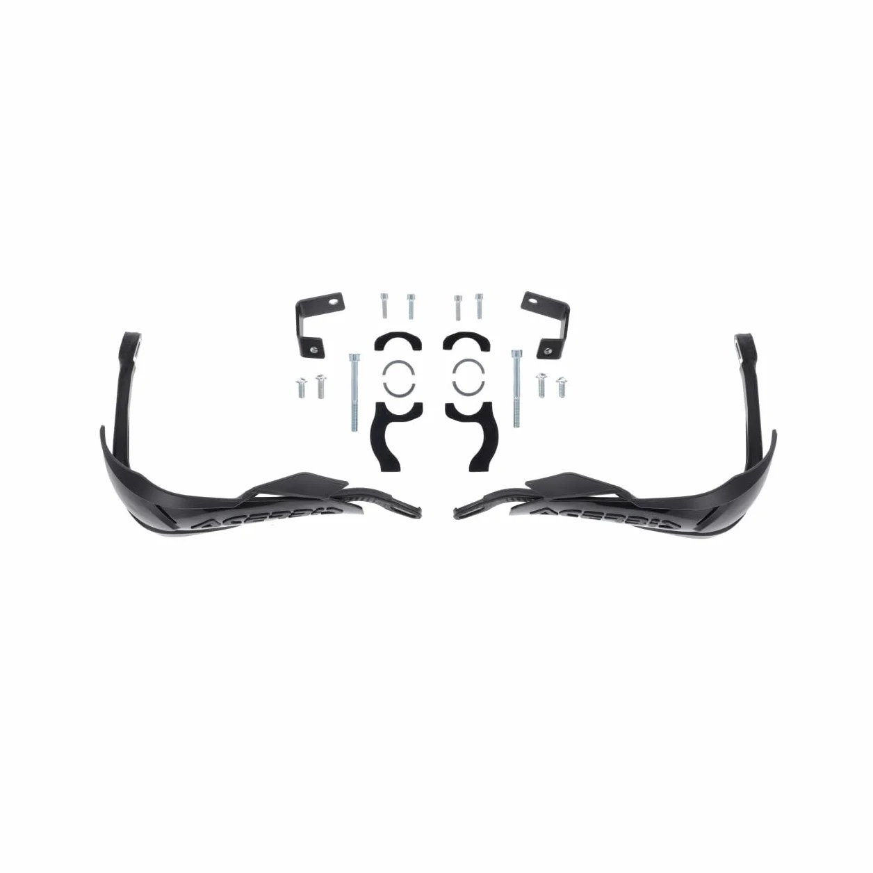 Paramani Acerbis X-FACTORY compatibili con CFMOTO 450 MT 2024-2025 alluminio nero
