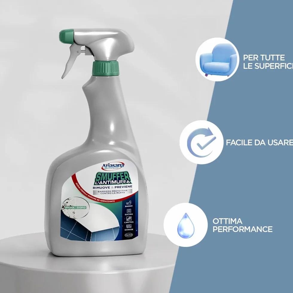 Ariasana Smuffer L'Antimuffa Spray antimuffa inodore igienizzante 500ml