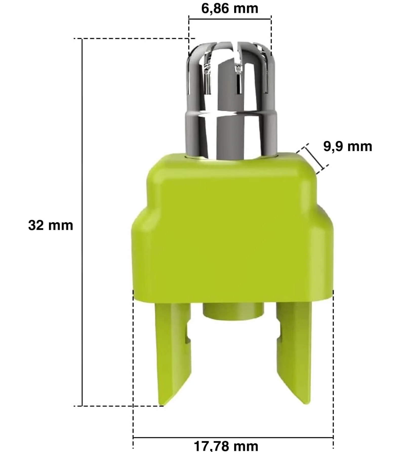 One Blade Lame per Naso e Orecchie compatibile con OneBlade, Sistema di Rotazione a 360°, 1 unità