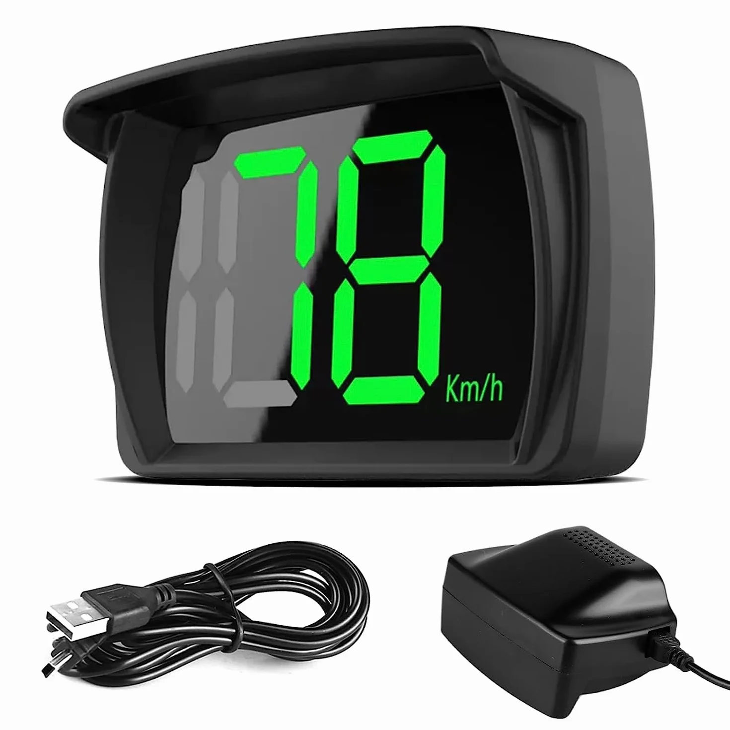 Head Up Display Car HUD: Nizirioo Tachimetro Digitale con GPS Beidou Dual-Chip, Universale Display Velocità KMH