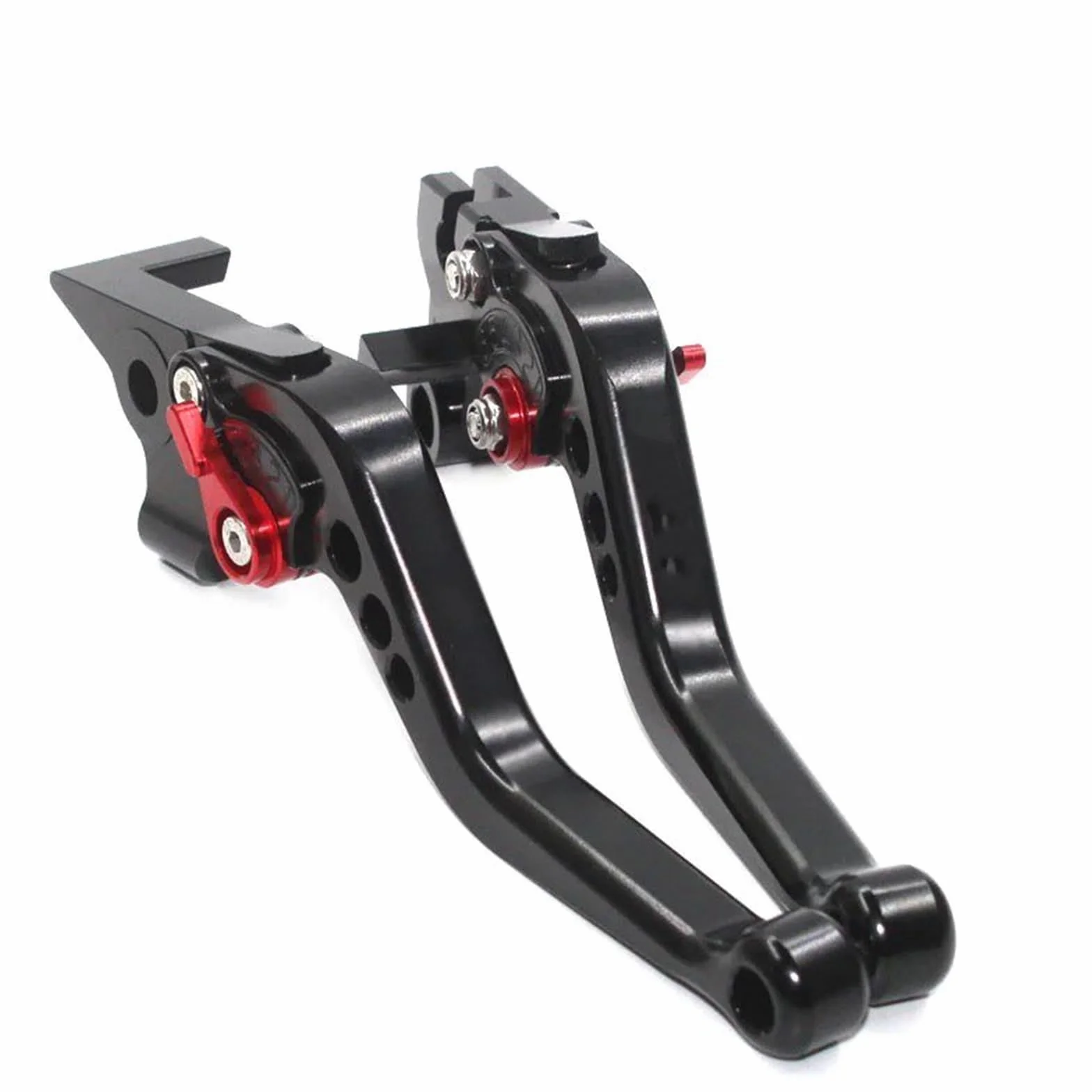 Leva Freno Frizione CNC Regolabile Per Benelli BN 125 BN 150 Tnt 150i BN125 Moto (Black Red)