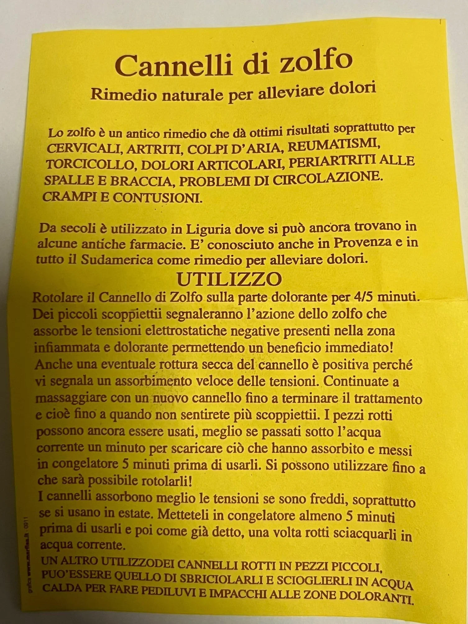 Antico Rimedio Naturale Cannelli di Zolfo 3 Confezioni set 9 pz + Pietra Pomice Vulcanica