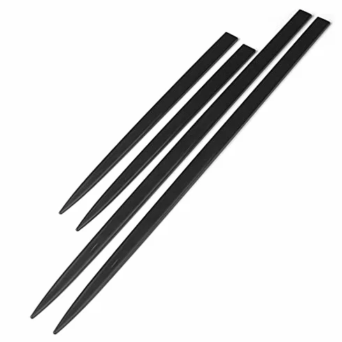 Modifica automatica della protezione della porta nera luminosa 4PCS