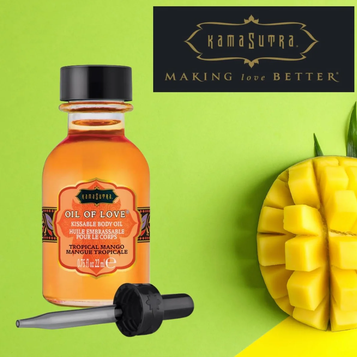 Kama Sutra Oil Of Love Tropical Mango Liquid Massage 85 g