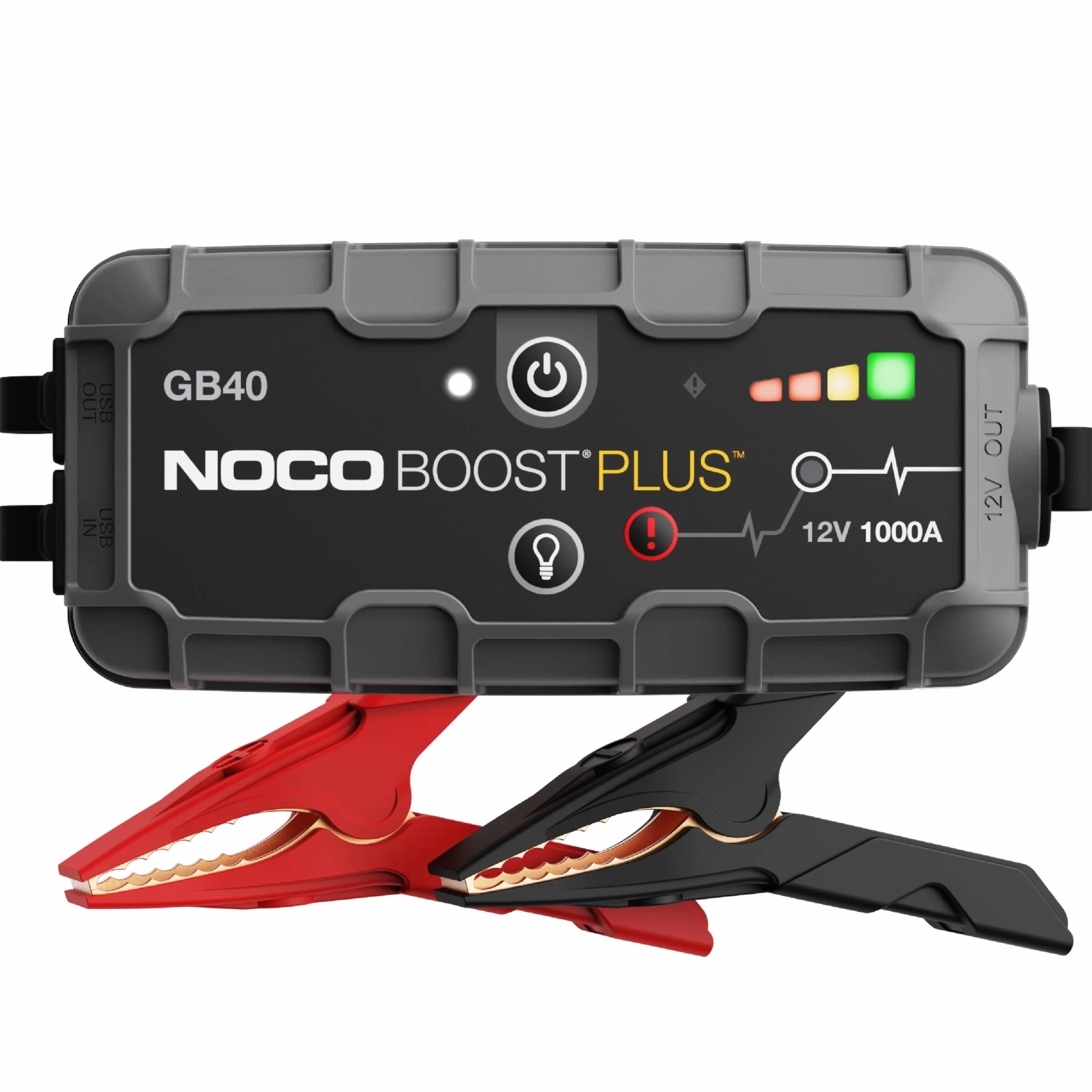 NOCO Boost GB40: Avviatore di Emergenza UltraSafe 1000A – Booster Batteria al Litio 12V, Caricabatteria Portatile Power Bank e Cavi Avviamento – Per Motori Benzina fino a 6.0L e Diesel fino a 3.0L