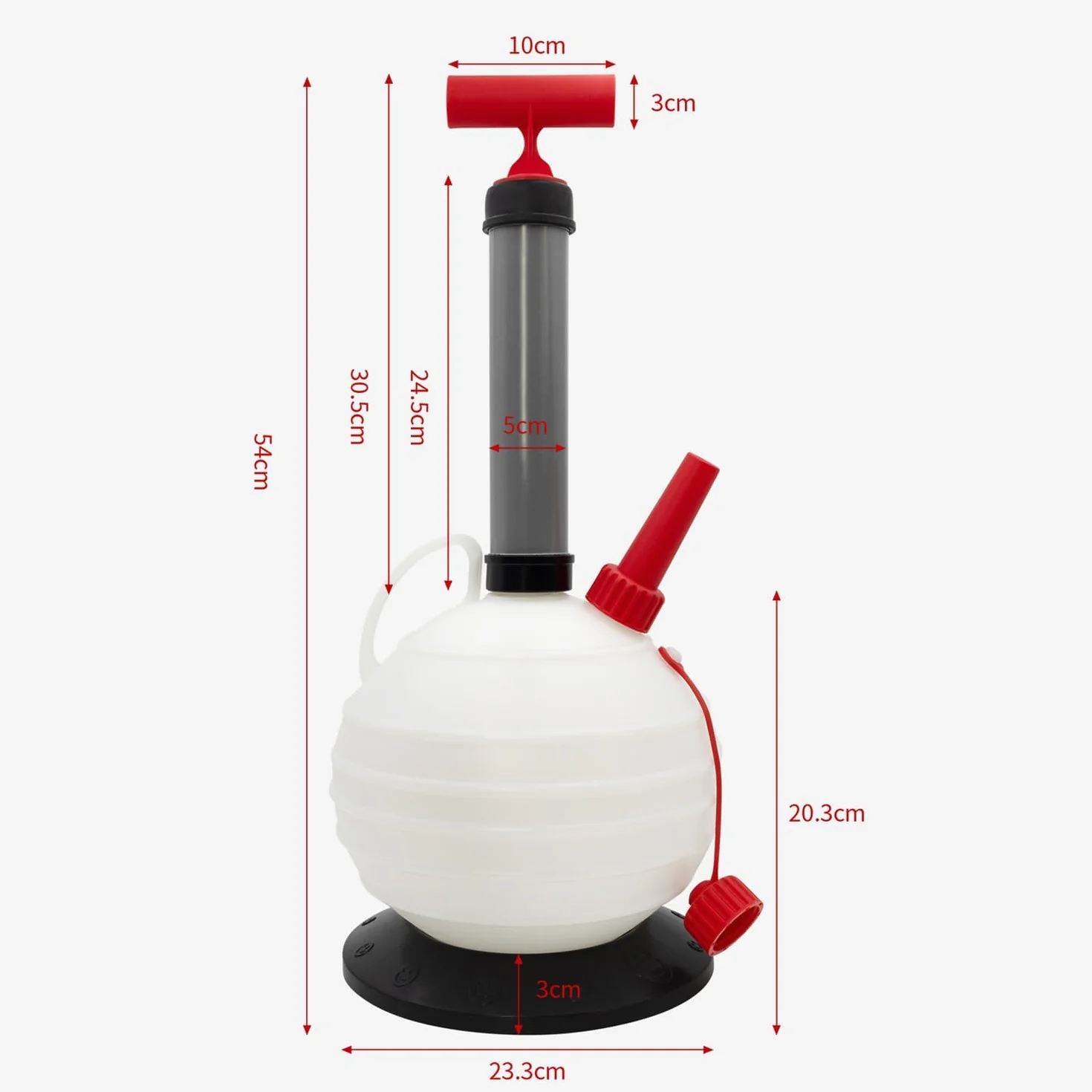 Pompa Di Aspirazione Dell'Olio Da 6L,Pompa Di Aspirazione Manuale,Dotata Di Base Migliorata e Tubi Flessibili In Quattro Misure,Pompa Aspirazione Dell'Olio Per Automobili,Imbarcazioni,Tosaerba