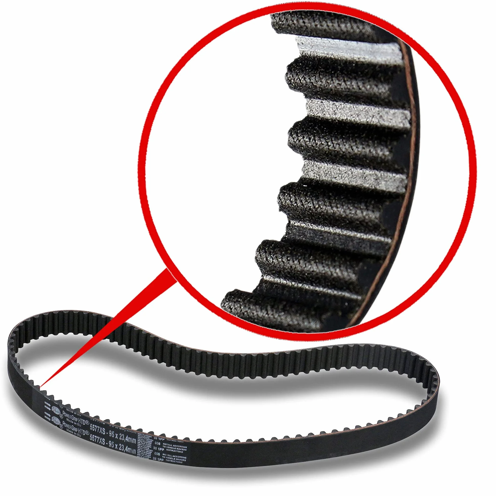 GATES KP25577XS Kit cinghia distribuzione pompa acqua 95 denti 23,4 mm