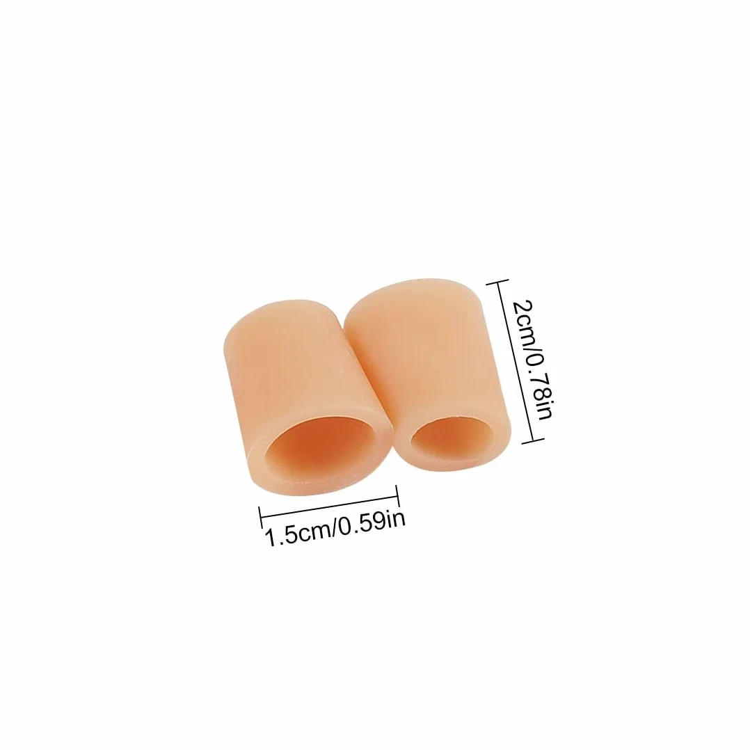 Protezione Dita Piedi in Silicone, Protettori Punta Gel Antidolorifico - 20 Pezzi