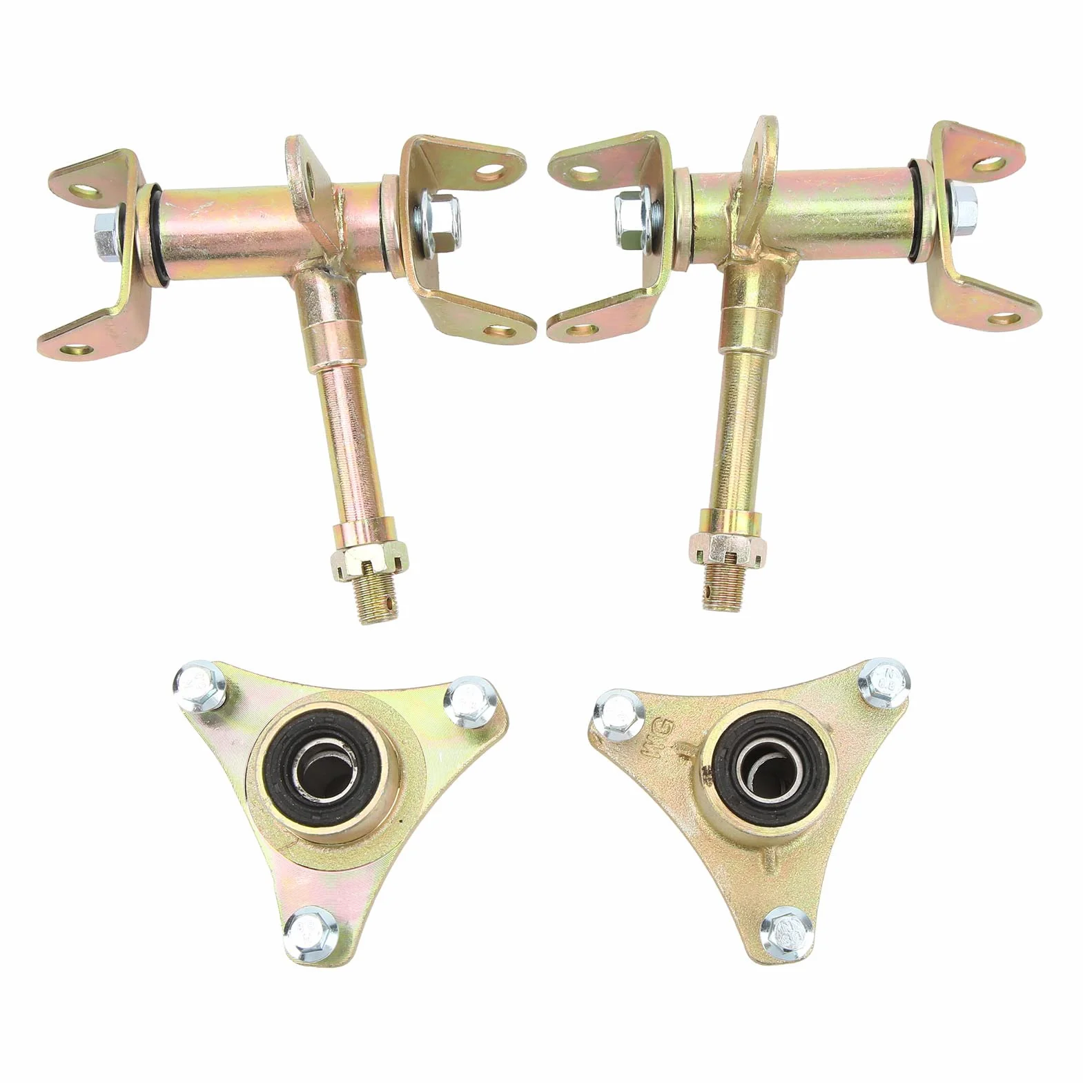 Anteriore Sterzo Strut Knuckle Mandrino Sinistro Destro Disco Freno Asse Ruota Lega di Alluminio Set per ATV Quad