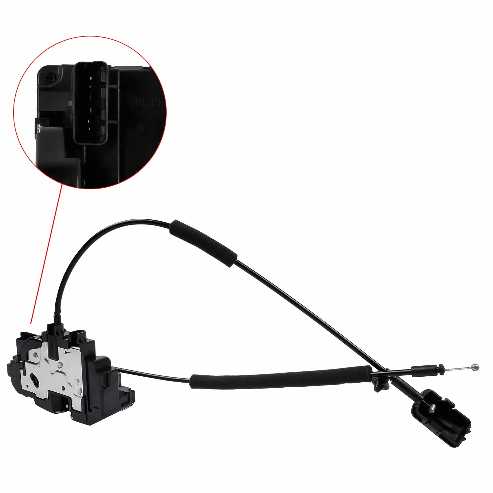 Attuatore serratura porta anteriore destra con 6 perni di ricambio per NV400 Master III Movano B 2.3 dCi 80502-00Q0K 80502-00Q1H 82502-00Q0D 4419257 4421454 93197290 805020009R