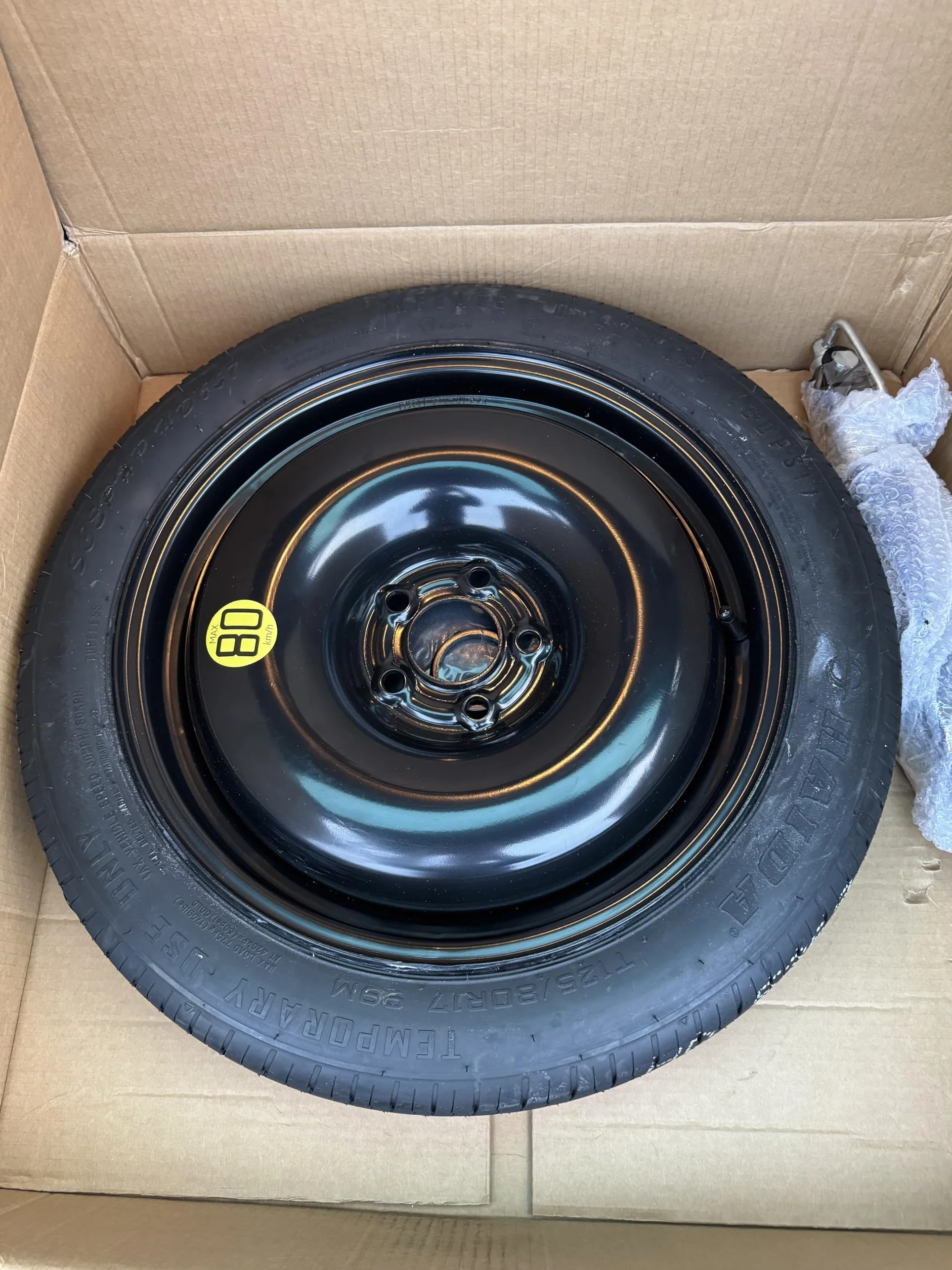 Volkswagen T-Roc Ruotino di Scorta 17" con Cric, Chiave, Guanti, Sacca