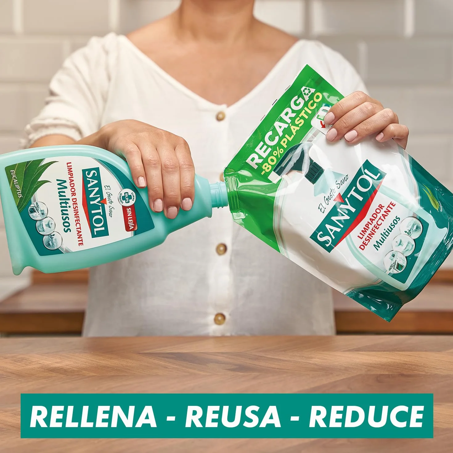 Sanytol Multiusos Recarga Euca 750Ml
