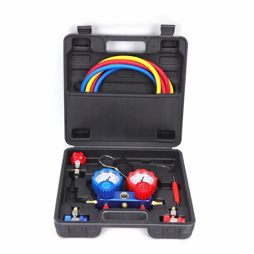 Set di manometri per auto R410A R134A R536A R530G R636G con tubi