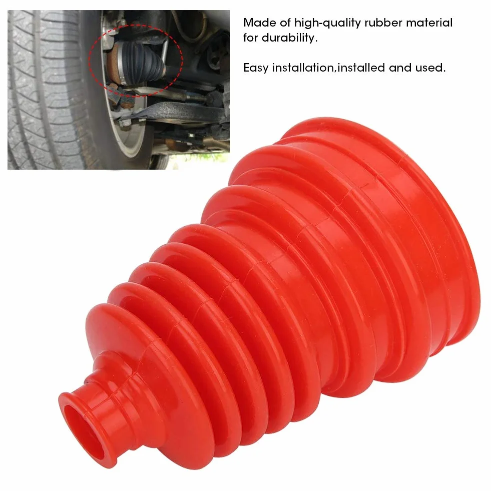 Kit testa a sfera universale in silicone per cuffia asse CV Rosso