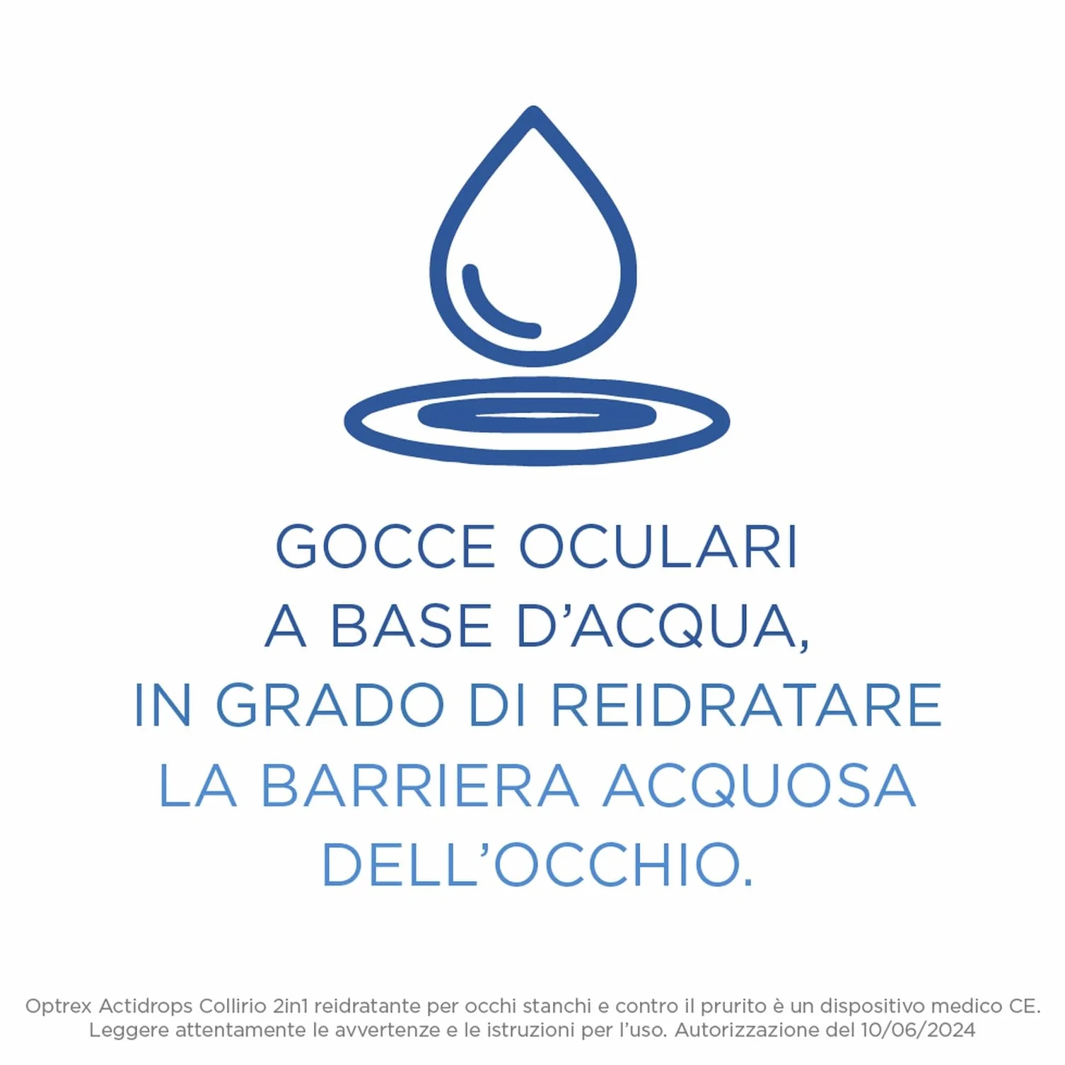 Optrex ActiDrops 2in1 Collirio Rinfrescante e Lenitivo per Occhi Secchi e Stanchi 10 ml