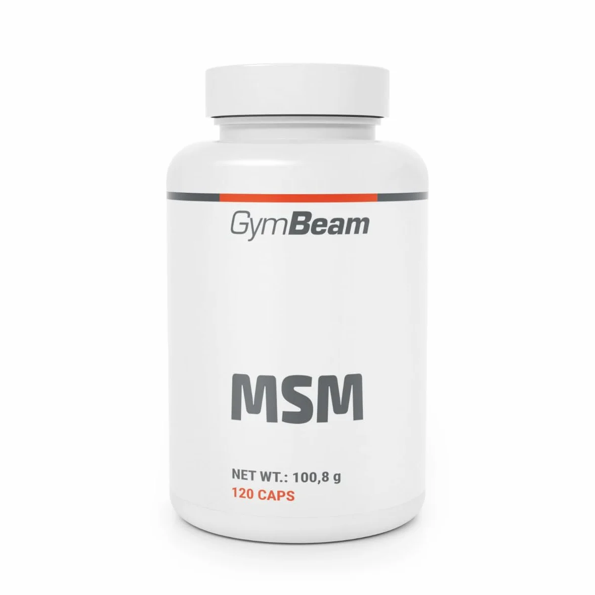 GymBeam MSM Integratore Puro 1400 mg - Metilsulfonilmetano Capsule - Zolfo Organico per Articolazioni - 120 capsule