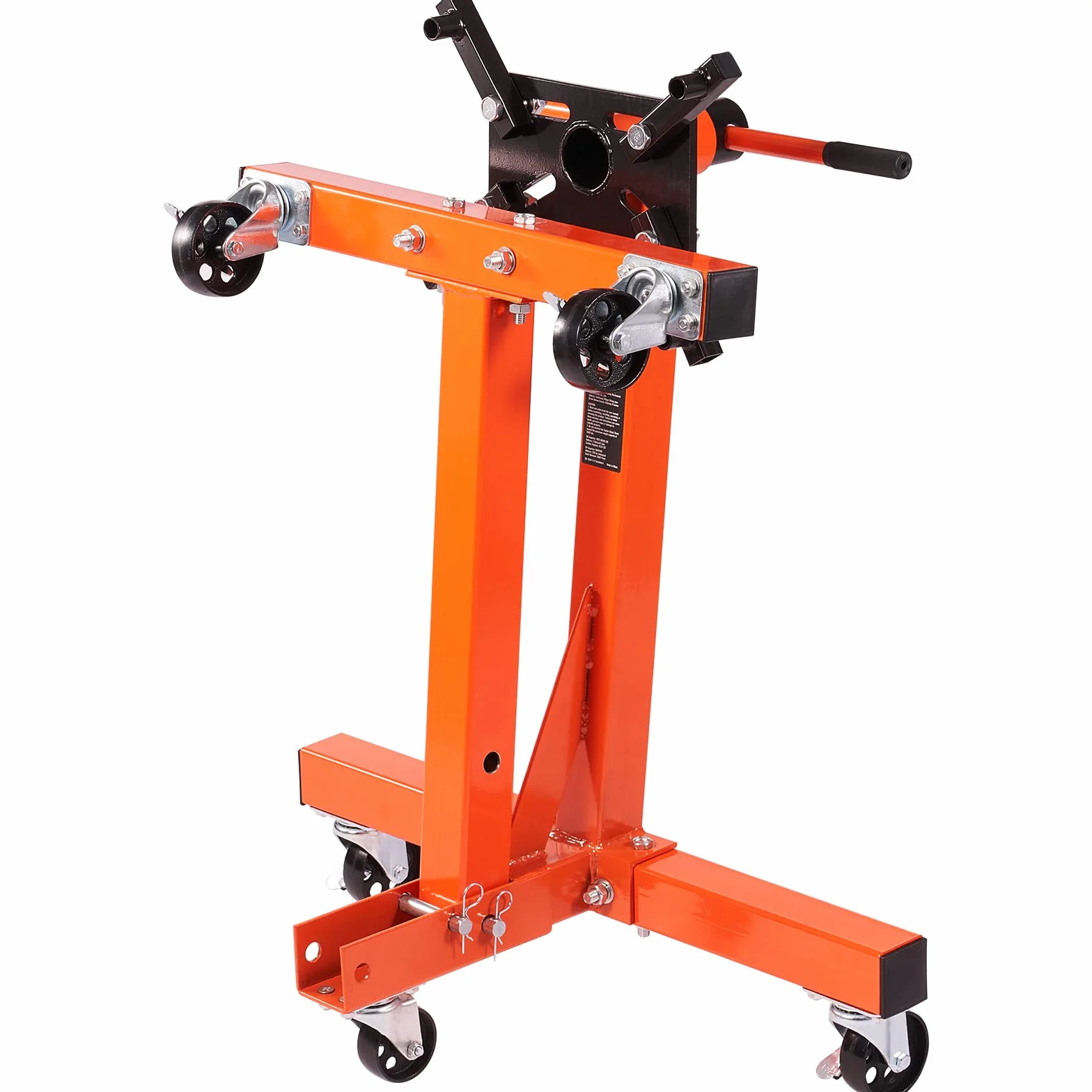 VEVOR Cavalletto di Supporto per Motori 680kg Pieghevole, Supporto Motore Mobile 5 Ruote Bracci Girevoli 360°
