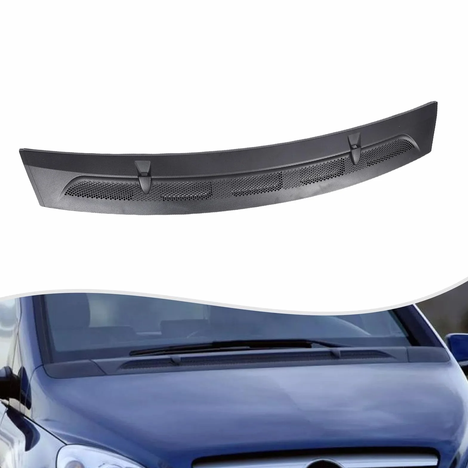 Plastica ABS Grilla di Copertura Sfiato Cofano W169 1698300075 1698300175 A1698360018