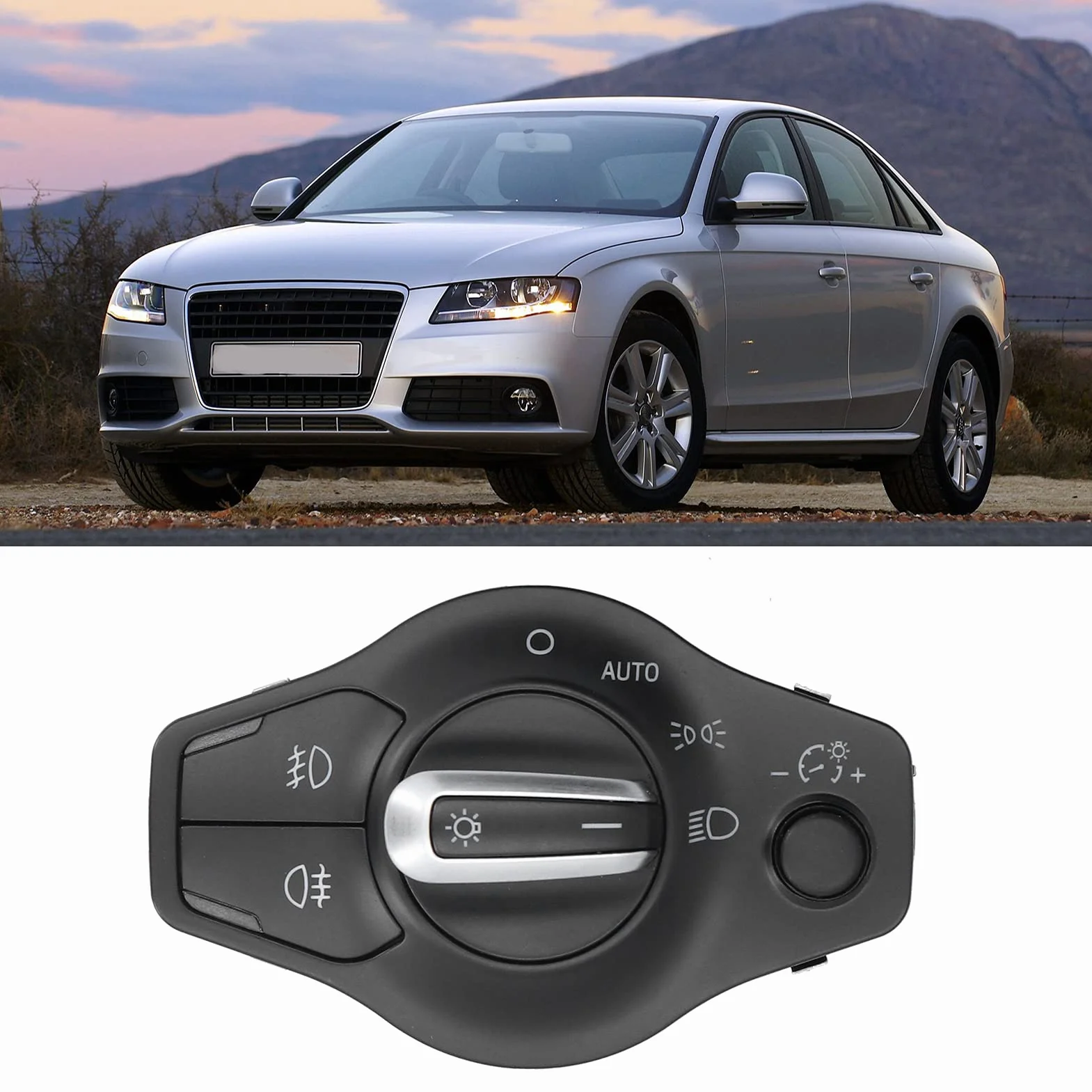Interruttore Fari Auto Fydun 8K0941531AS Accessori di Ricambio per S4 S5 Comando Luci Alta Sensibilità
